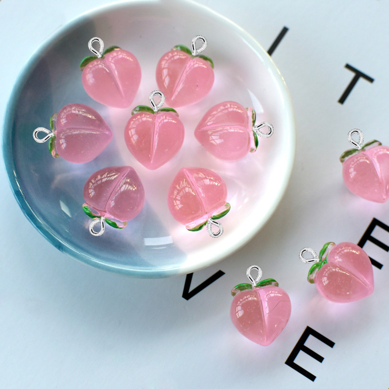 Resin Art Essentials - 10 шт. Новые прозрачные персиковые плоские