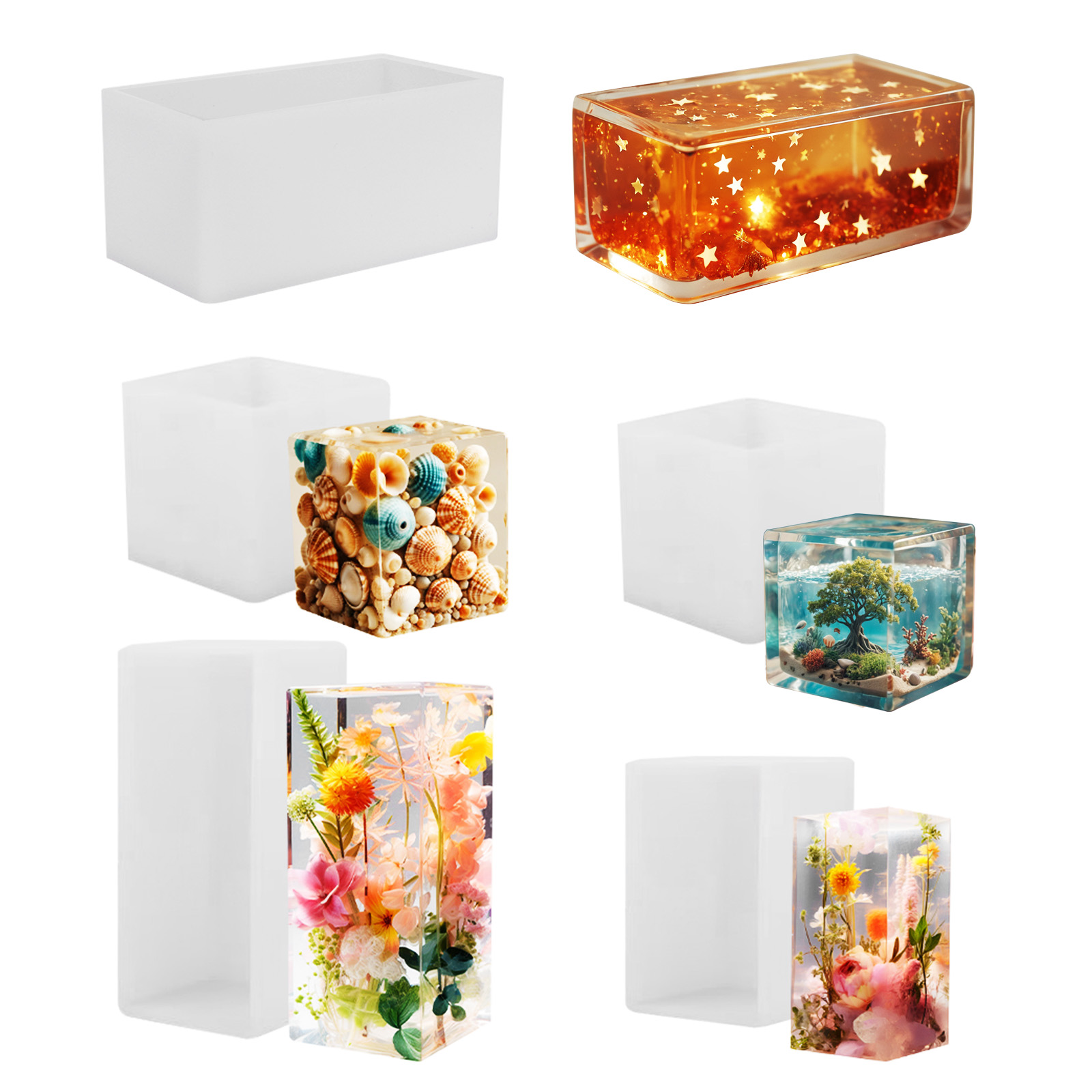 Resin Art Epoxy - Силиконовая форма для литья из эпоксидной
