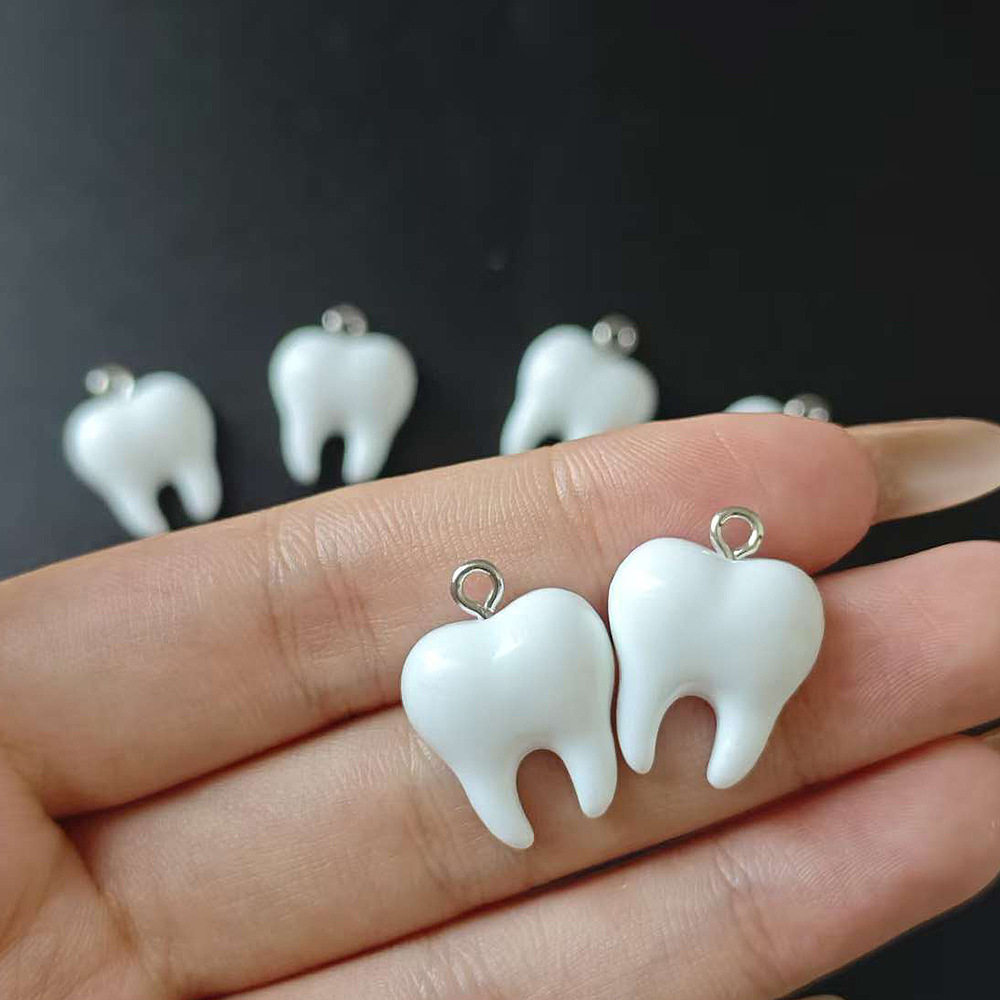 10 шт. милых белых подвесок в  – обзор и цена Resin Art Essentials