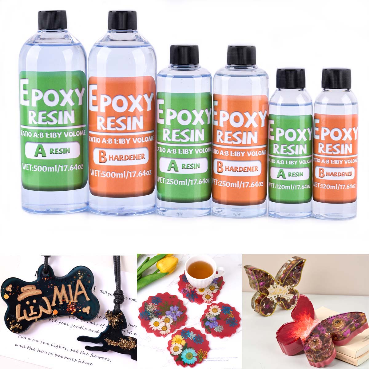 Комплект эпоксидной смолы соот – обзор и цена Resin Art Epoxy