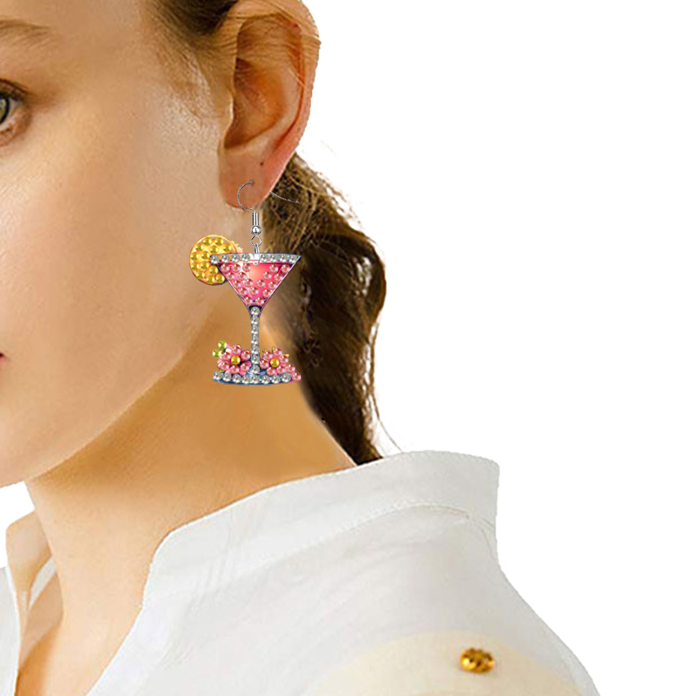 4 пары двусторонних серег для  – обзор и цена Resin Art Earrings Kit